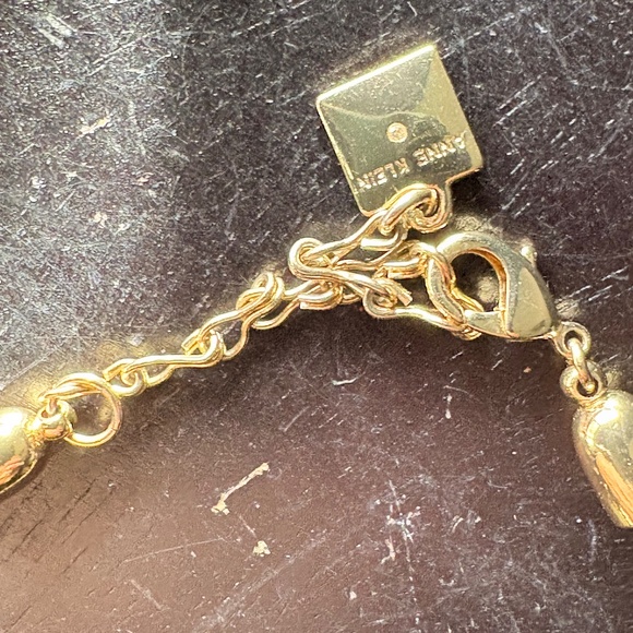 Vintage Ann Klein Gold Strands Chains with Gold Stations Necklace - Picture 7 of 8